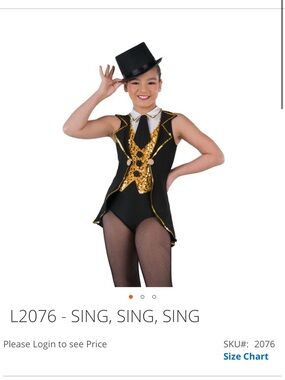 Laylas dance costume L2076 - SING, SING, SING
